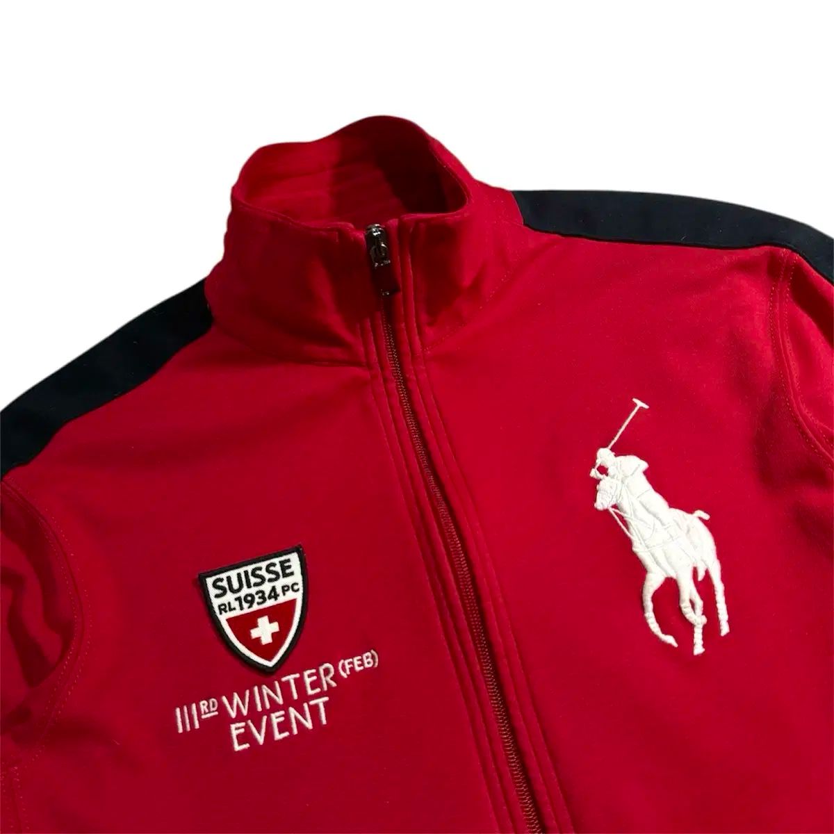ポロ ビックポニー スイス レーシング ジップアップ ジャージ