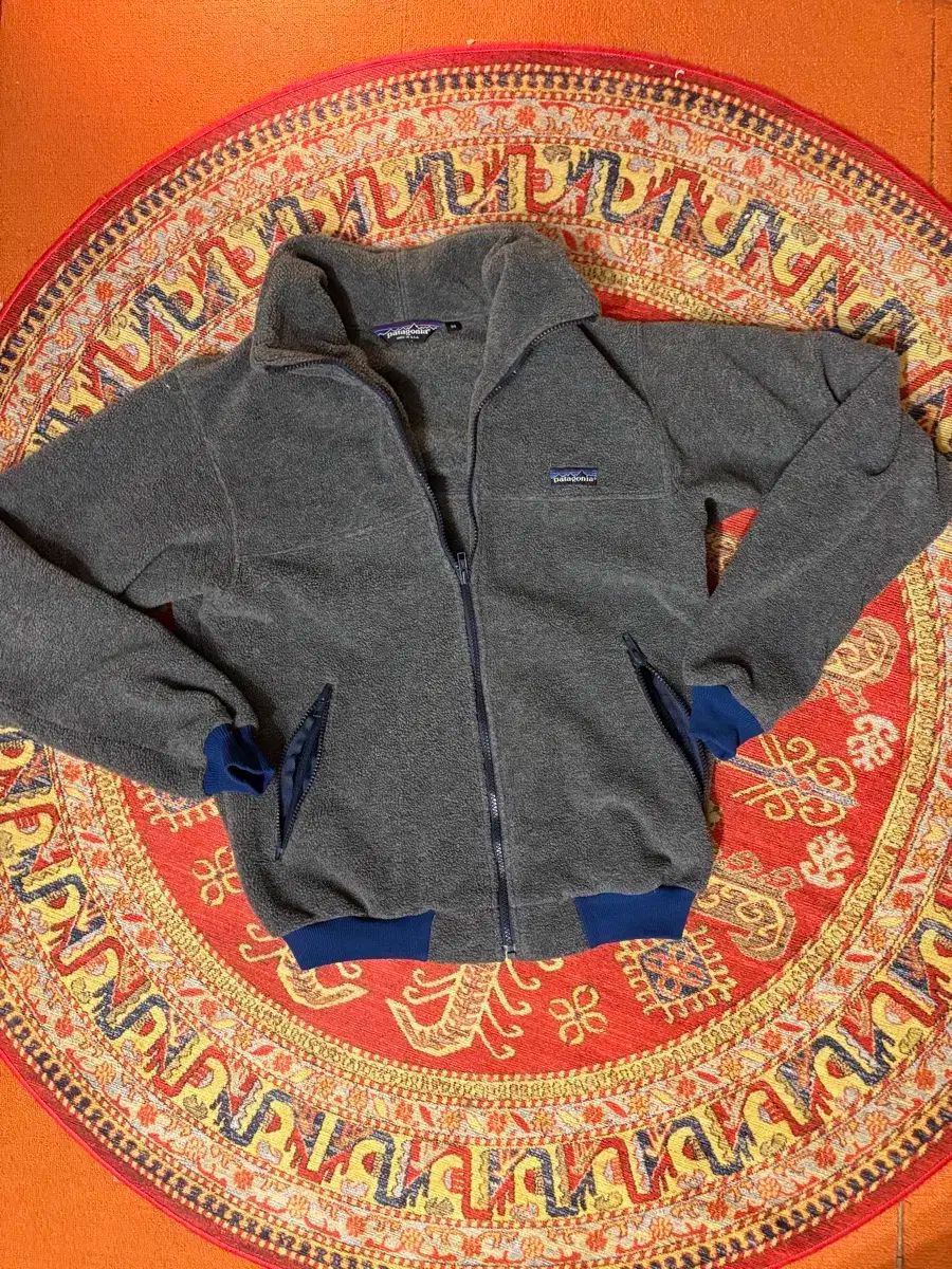 90s アメリカ製 patagonia Synchilla フリース フル ジップアップ ジャケット