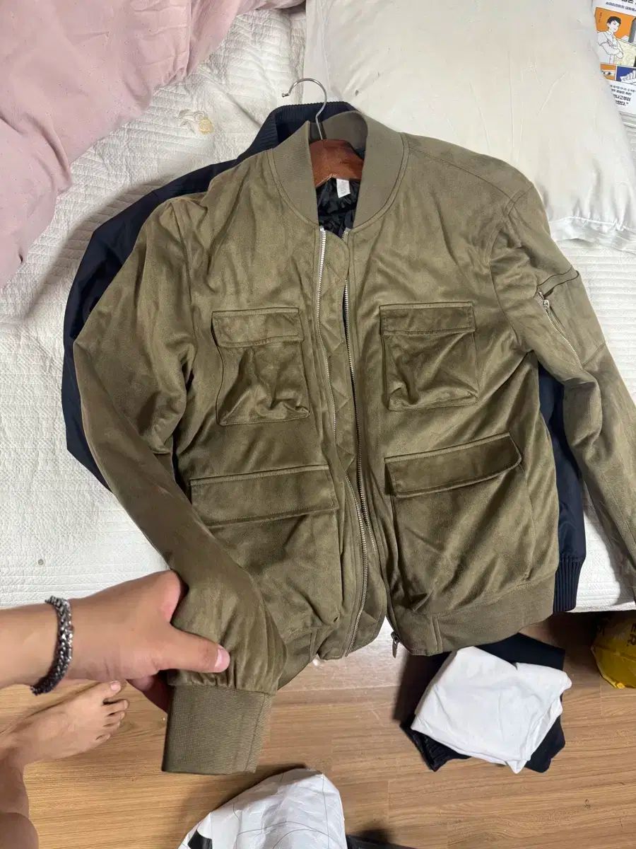 ZARA ザラ スウェード ブルゾン S級