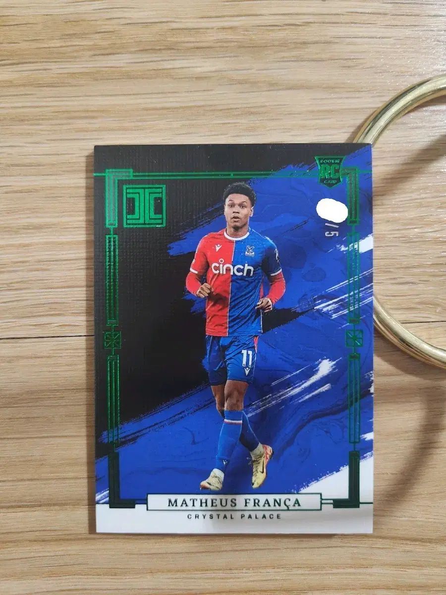 23-24Panini パニーニ Impeccable 5 マスキングテープ Matheus França ルーキーサッカーカード