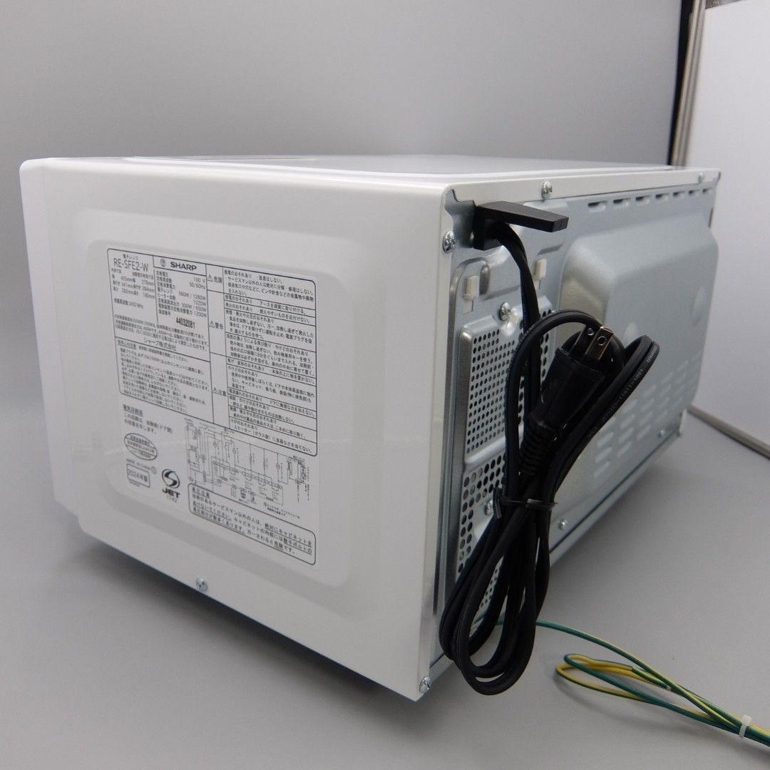 【美品】SHARP　フラットオーブンレンジ　RE-SFE2-W 美品】SHARP フラットオーブンレンジ RE-SFE2-W 2024年製 - メルカリ