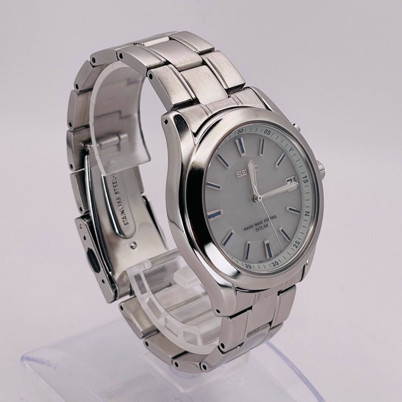 T717）良品 正常稼働 SEIKO セイコー 電波ソーラー SPIRIT スピリット