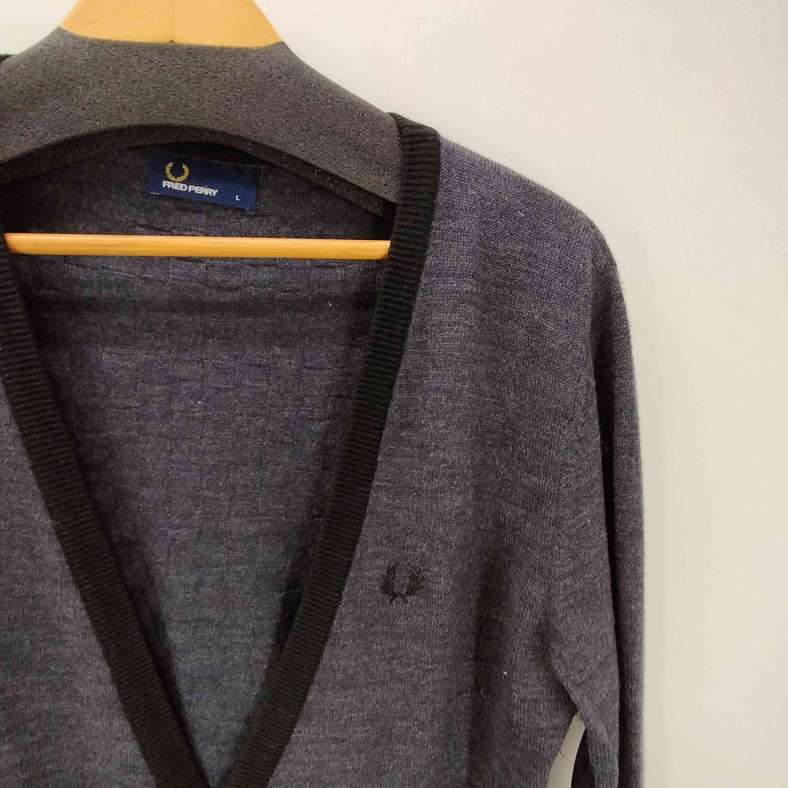 希少 美品 XL フレッドペリー カーディガン ユニオンジャック エルボーパッチ 希少 美品 XL フレッドペリー カーディガン ユニオンジャック エルボー