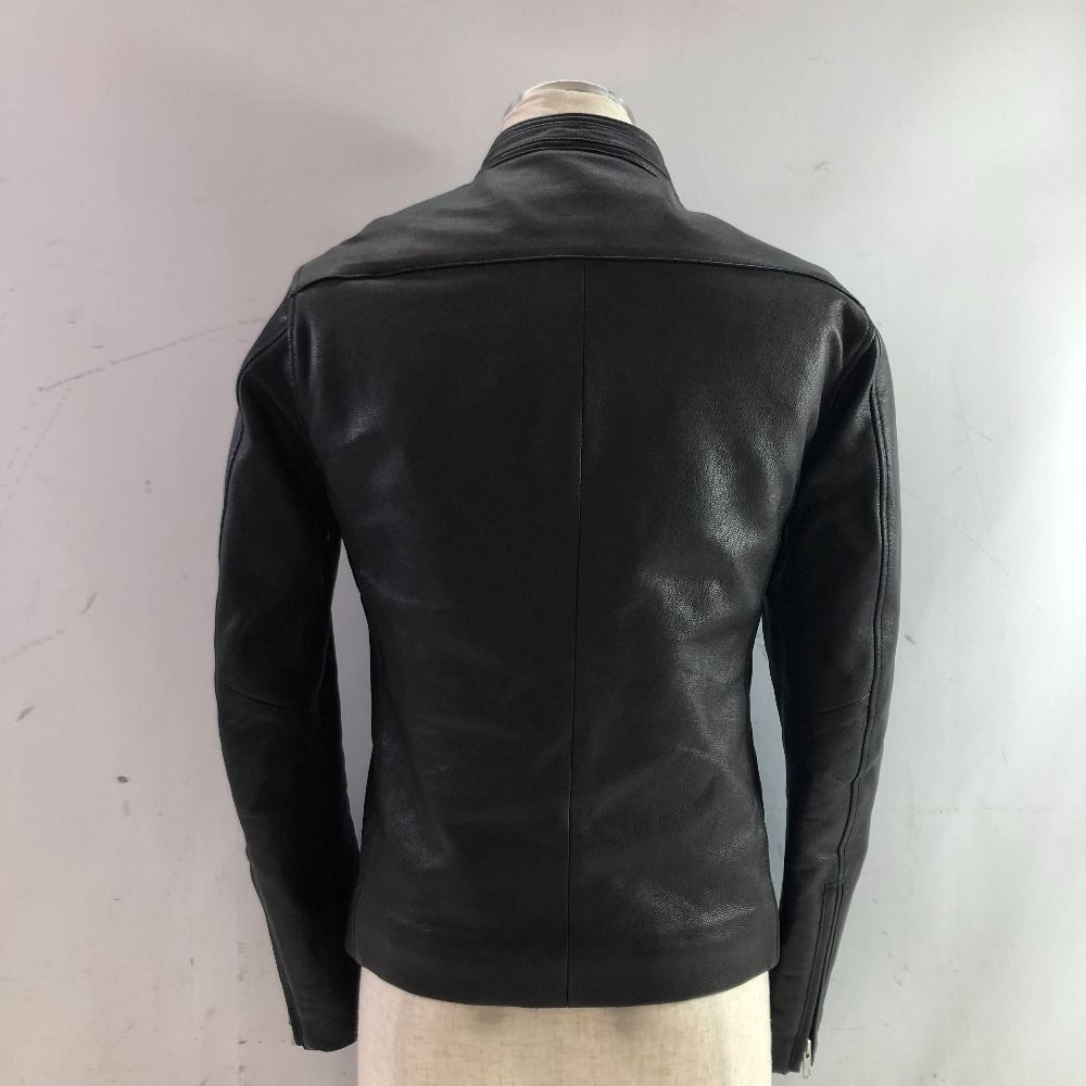 04w5294∞ BEAUTY-YOUTH UNITED ARROWS ビューティーアンドユースユナイテッドアローズ BY ゴート パデッド ライダース ジャケット 1225-199-6801 ブラック サイズS やぎ革 八王子店