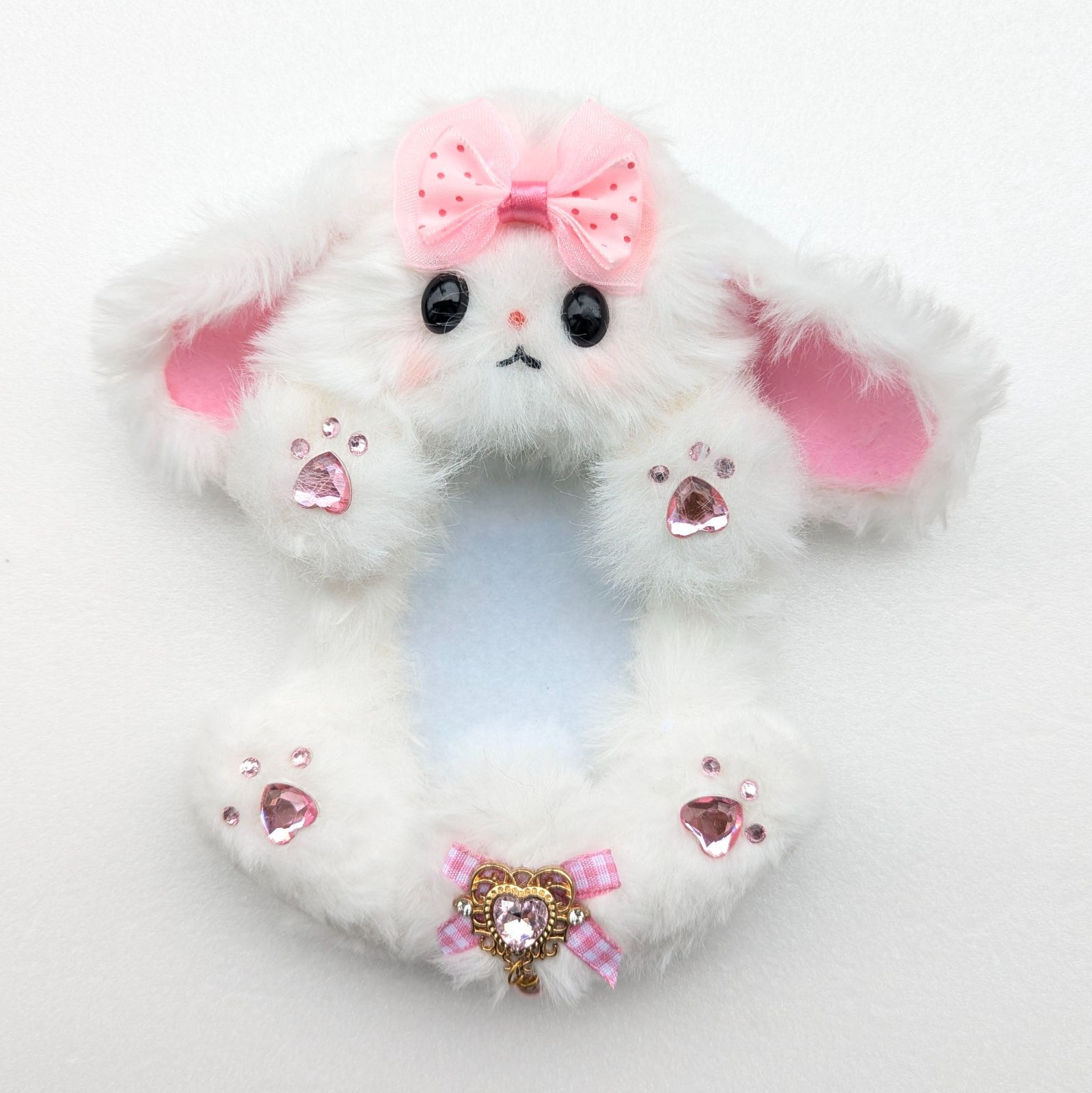 ＊ほっこりふわふわたれ耳うさぎちゃん＊モールベアのおまけ付き 垂れ耳のうさぎ うさぎ ウサギ トレカケース モールトレカケース