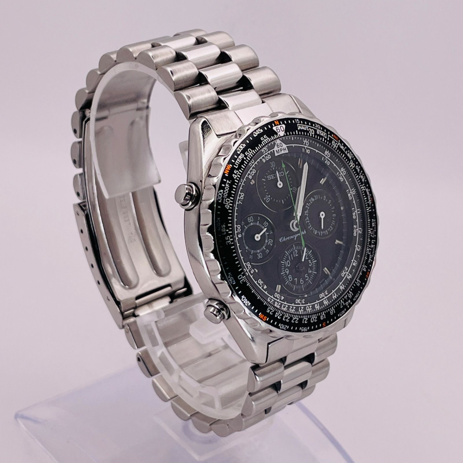 稼働品】セイコー SEIKO ヴィンテージ 腕時計 トライアスリート