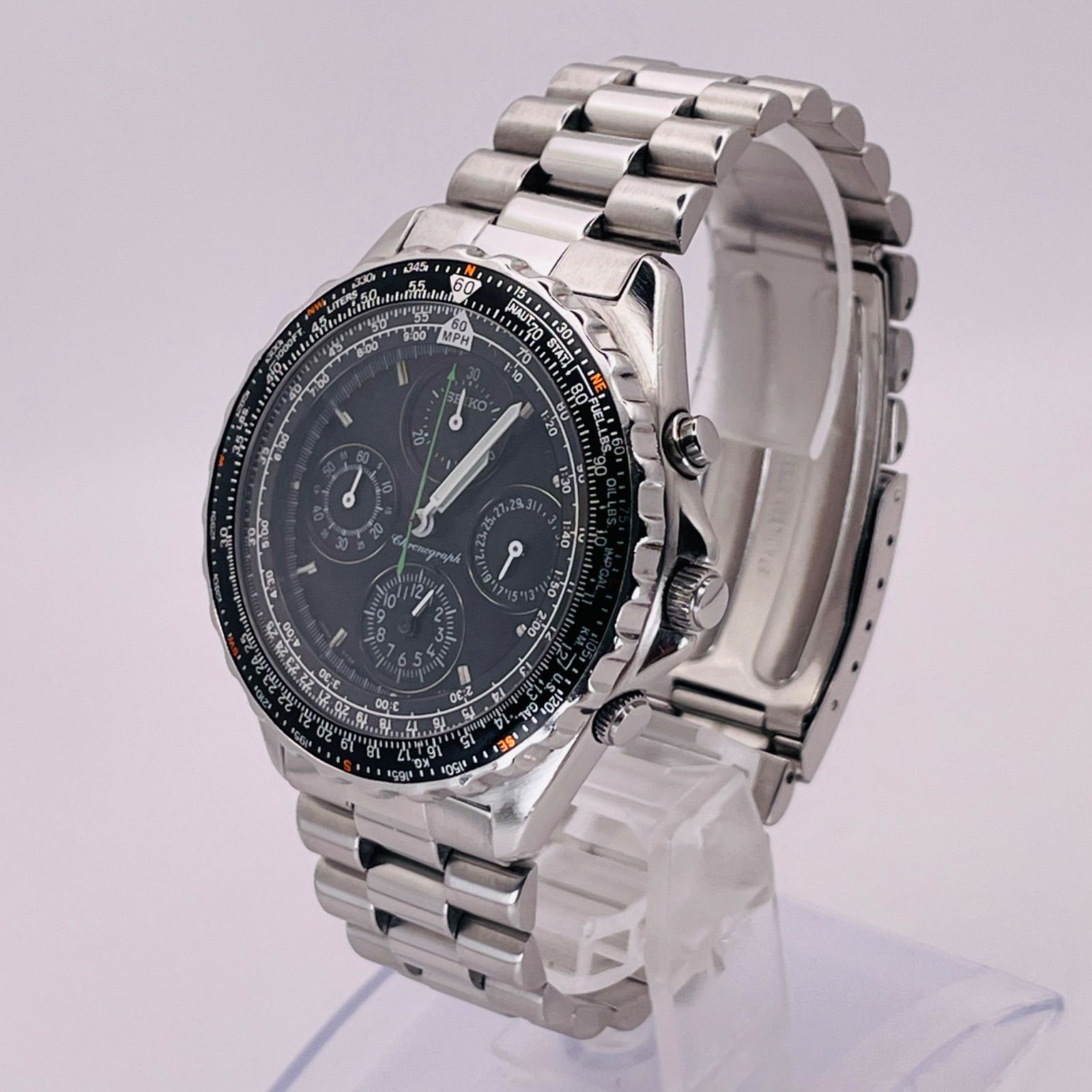 T727）希少！美品 正常稼動 SEIKO セイコー SKY PROFESSIONAL スカイ