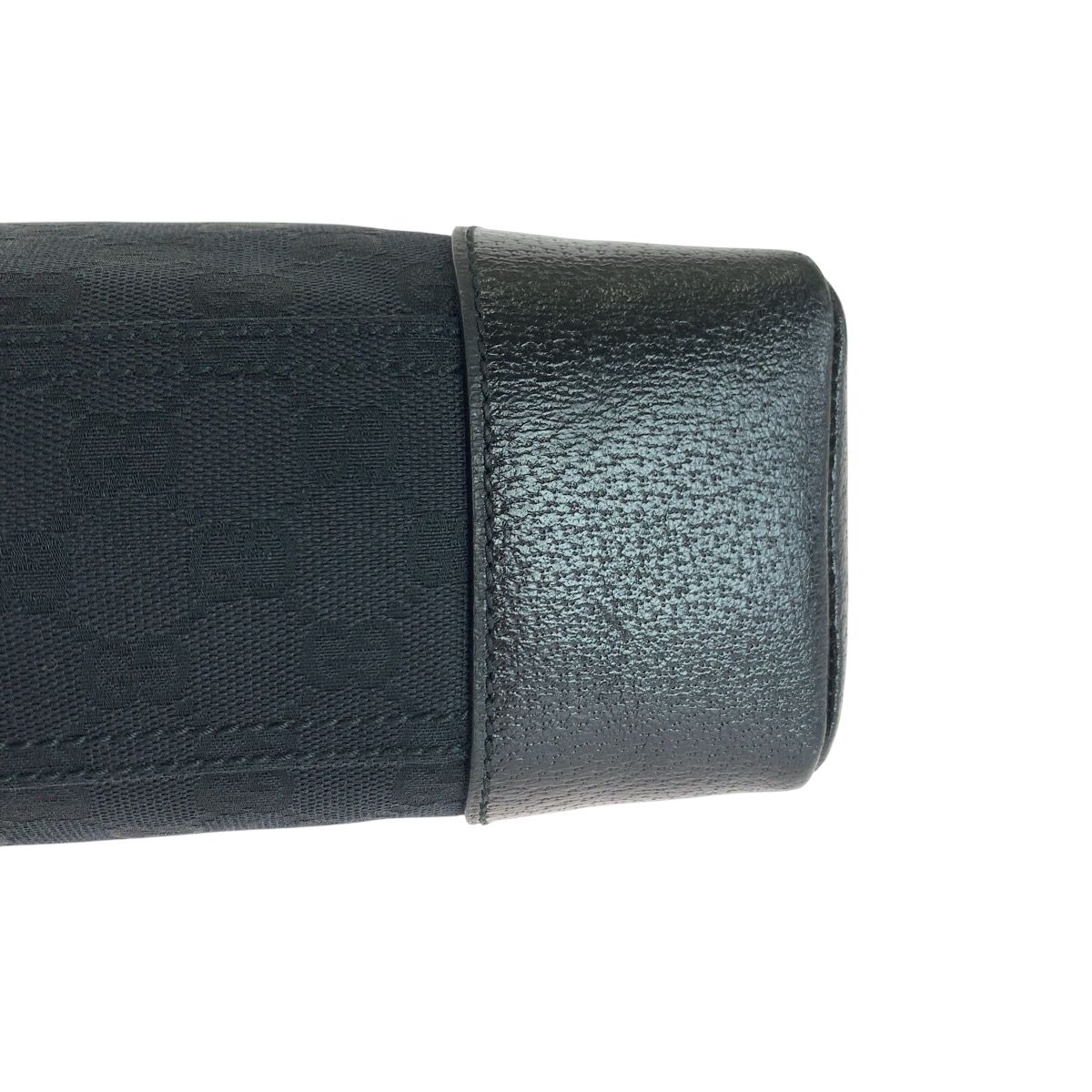 美品 GUCCI グッチ ブラック 黒 シルバー金具 GGキャンバス 114273 ショルダーバッグ 斜め掛け レディース 503777 【中古】 GUCCI - 美品 GUCCI グッチ ブラック 黒 シルバー金具 GGキャンバス