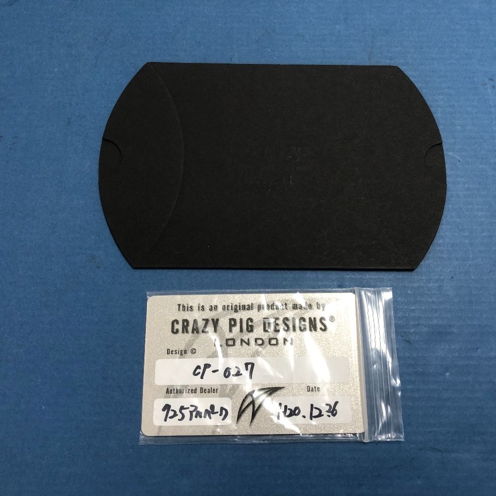 02 w 20148 CRAZY PIG DESIGNS クレイジーピッグデザインズ Large Evil Skull ギフトBOX付き リング 指輪 CP 027 品