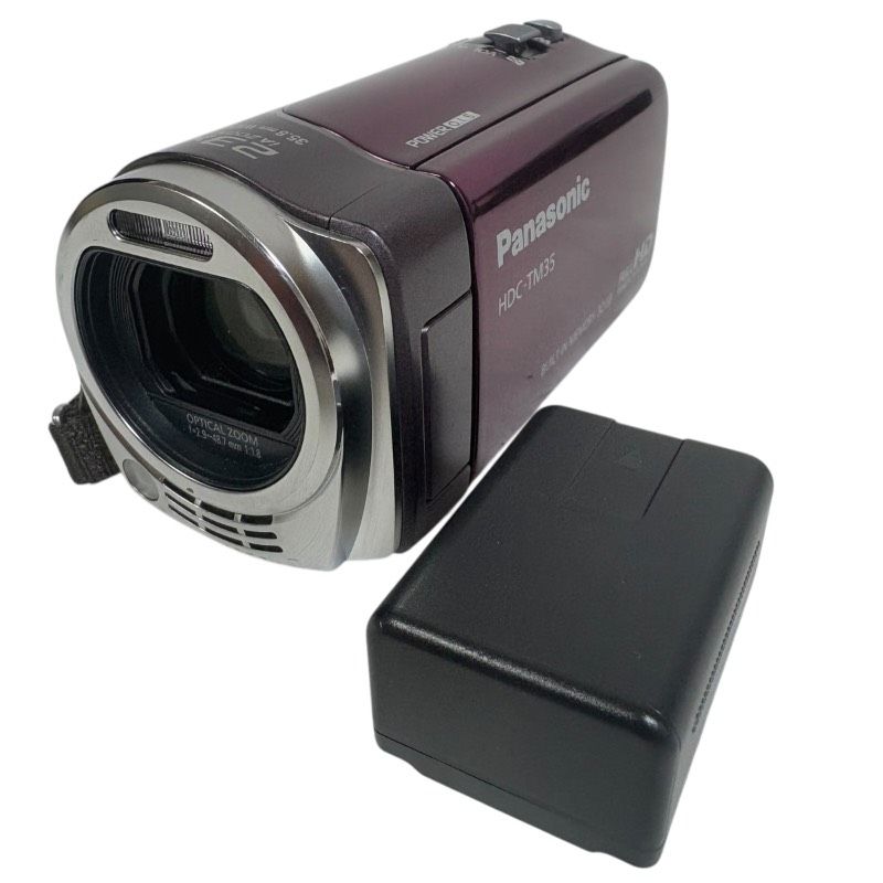液晶難あり】Panasonic パナソニック HDC-TM35 ボルドー デジタル