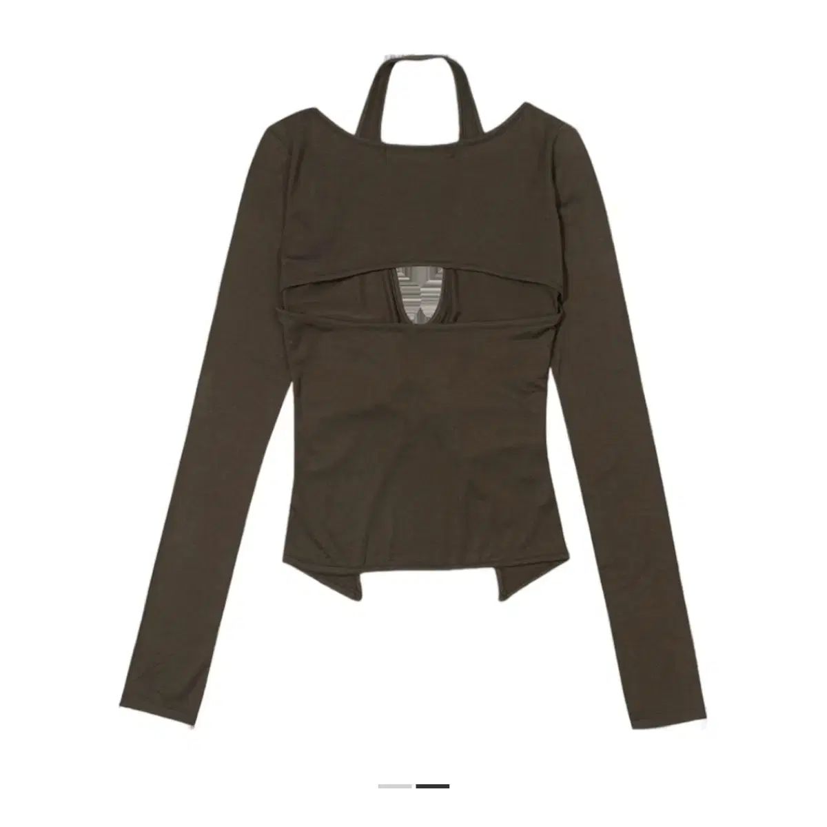 BOHEMSEO ボヘミアンソウル HALTER BOLERO SLEEVE カーキ