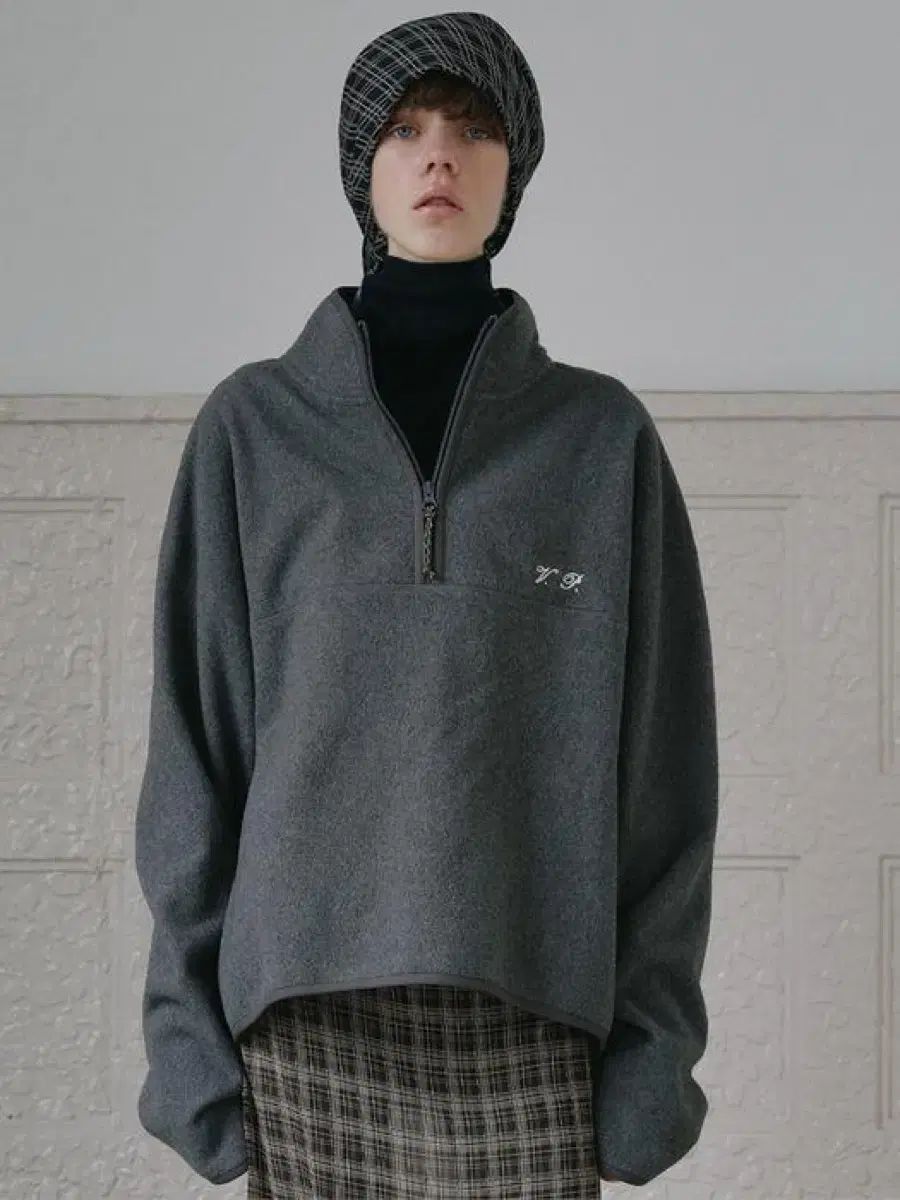 ビアプレーン ビア アノラック フリース グレー