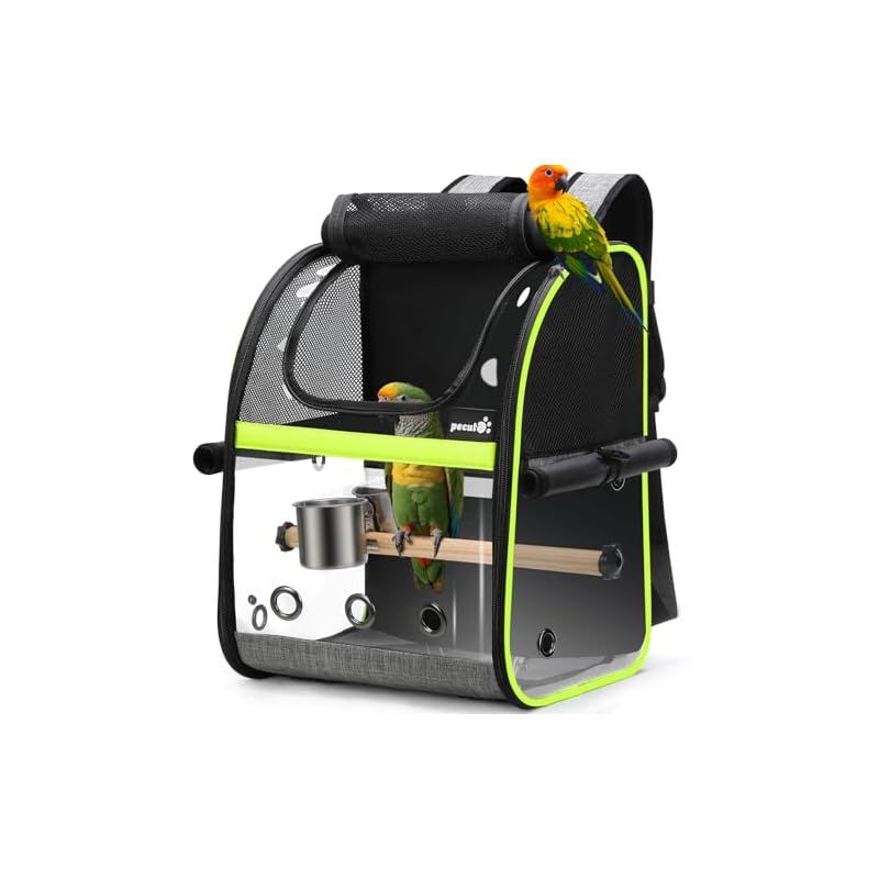 Pecute 鳥用 キャリーバッグ 鳥用 インコ キャリー リュック 鳥用 移動