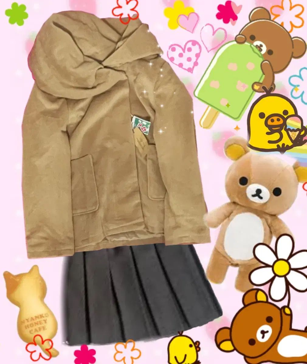 日本ヴィンテージ ぬらくらく ホットケーキ コート