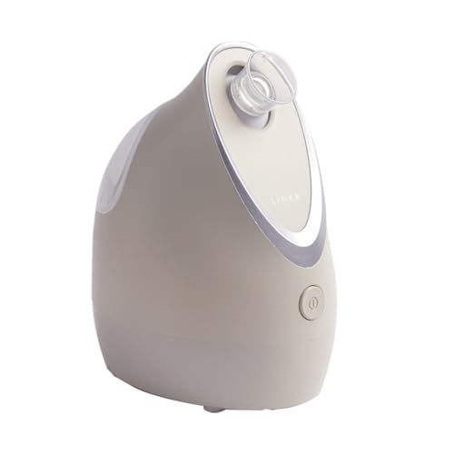 MORE受賞 UV-C除菌 LINKA リンカ イオン フェイススチーマー 美顔スチーマー 美顔器 アロマ機能付き 毛穴ケア 角質除去 ウォームグレー