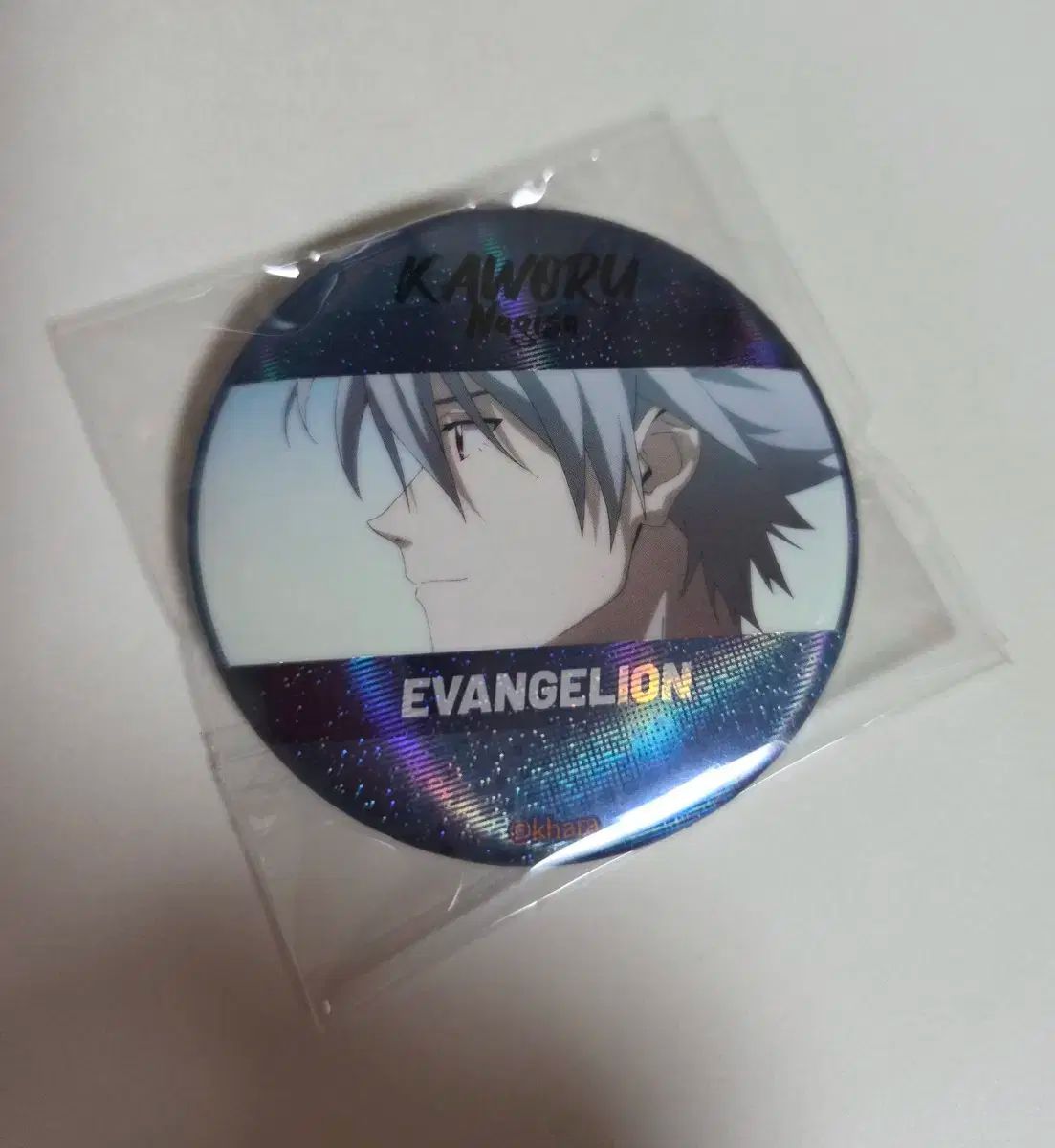 エヴァンゲリオン　渚カヲル　タワレコ　缶バッジ 未使用 エヴァンゲリオン タワレコ タワーレコード 限定 缶バッジ 渚カヲル