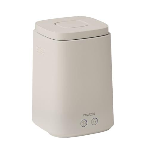 山善 スチーム式 加湿器 上部給水 タンク容量 2.4L 木造約8.5畳 プレハブ約14畳 最大加湿量500ml h おしゃれ ベージュ KKS-J24E_Cp