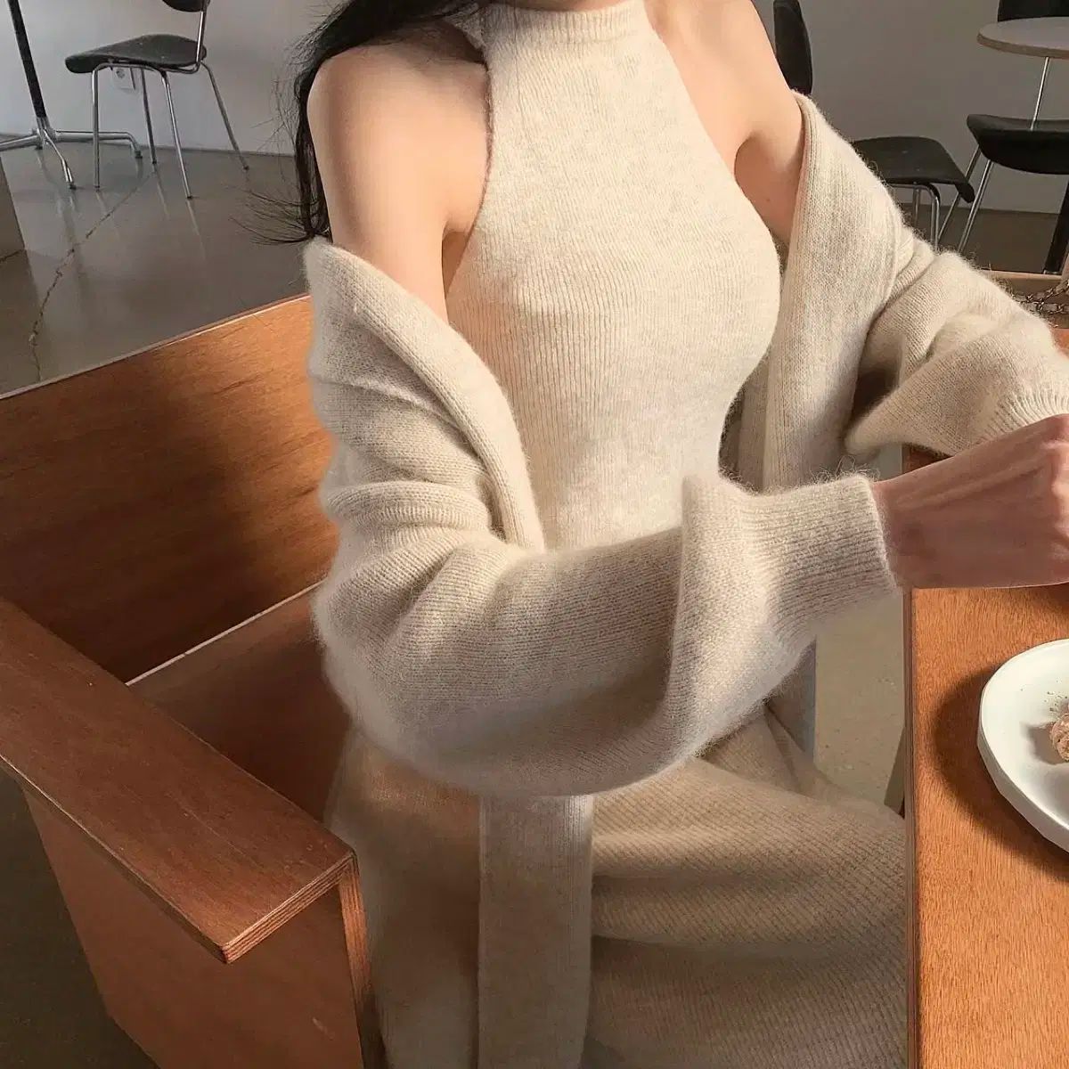 カシミア ショップ セットアップ モンゴリアンカシミヤ セットアップ