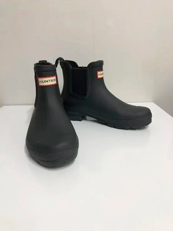 23.5 cm HUNTER オリジナル ショート マット チェルシー レインブーツ