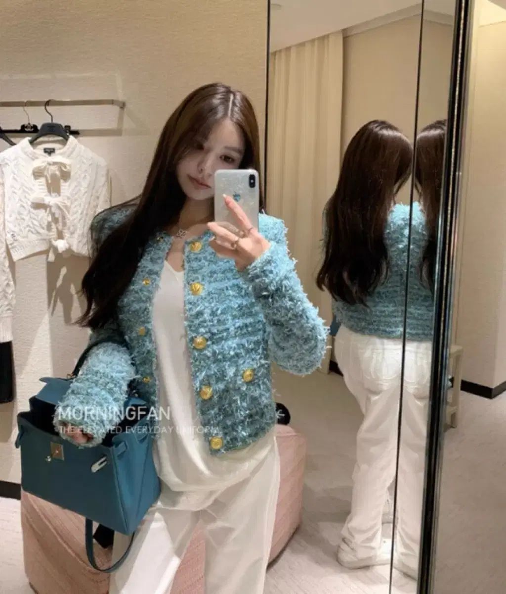 ドゥメリ ゴールド カーディガン ジャケット ブリスミン ロゼドゥユ ブティックユ ユズ ジェイ쁨