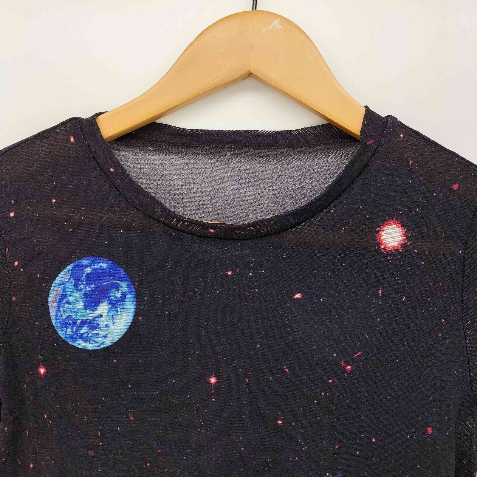 me ISSEY MIYAKE(ミー イッセイミヤケ) 07AW 宇宙柄 S/S クルーネック