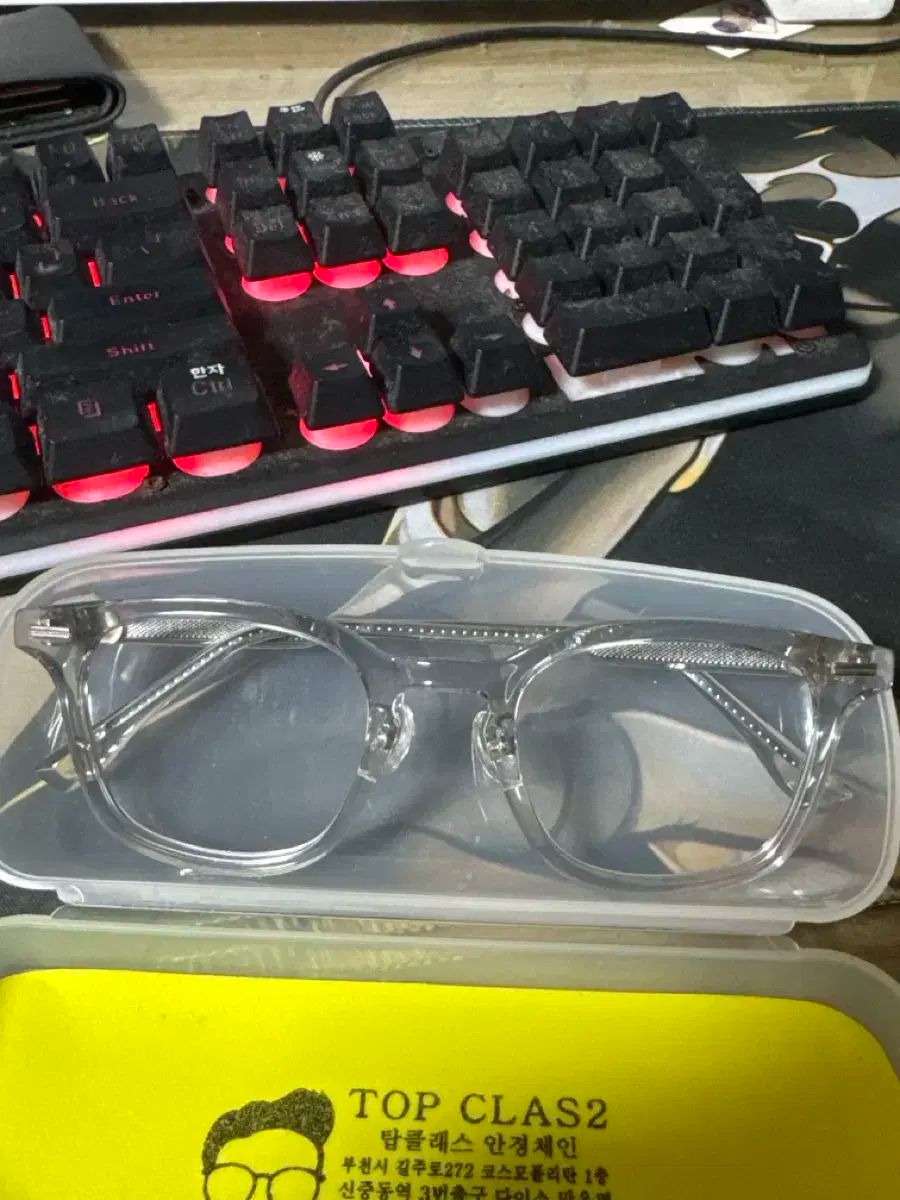 クリア メガネフレーム メガネ ケース