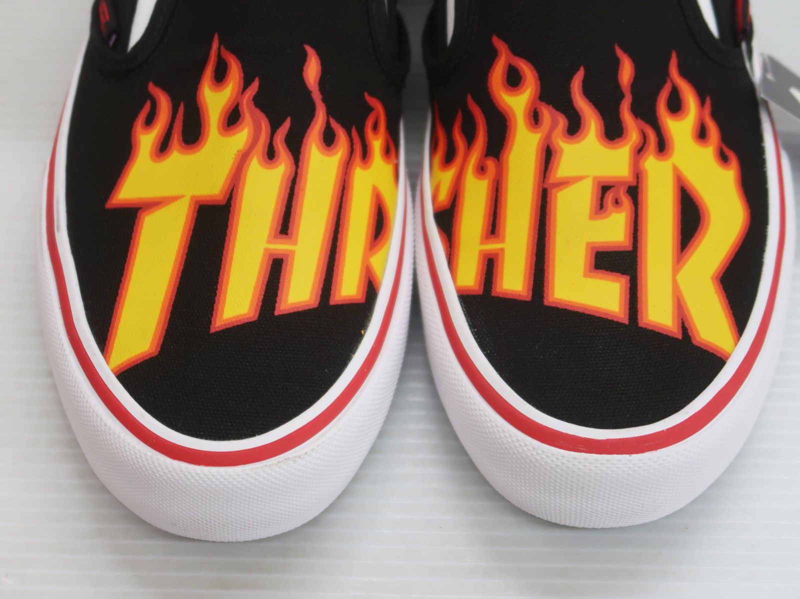 VANS バンズ × THRASHER スラッシャー SLIP-ON PRO スリッポン プロ VN0A347VOTE スニーカー 26.5㎝