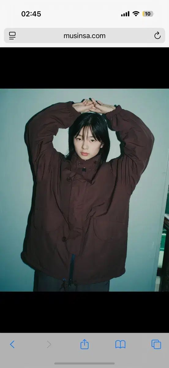 オヘシオ ノーティカ リバーシブル ヨット パーカ パープル