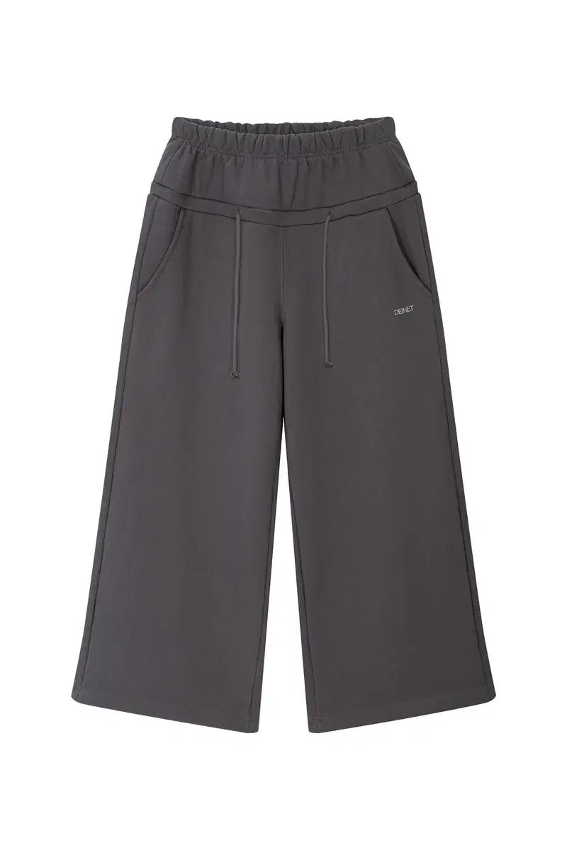DEINET ダイニット バッグ ロゴ スウェット パンツ IN チャコール