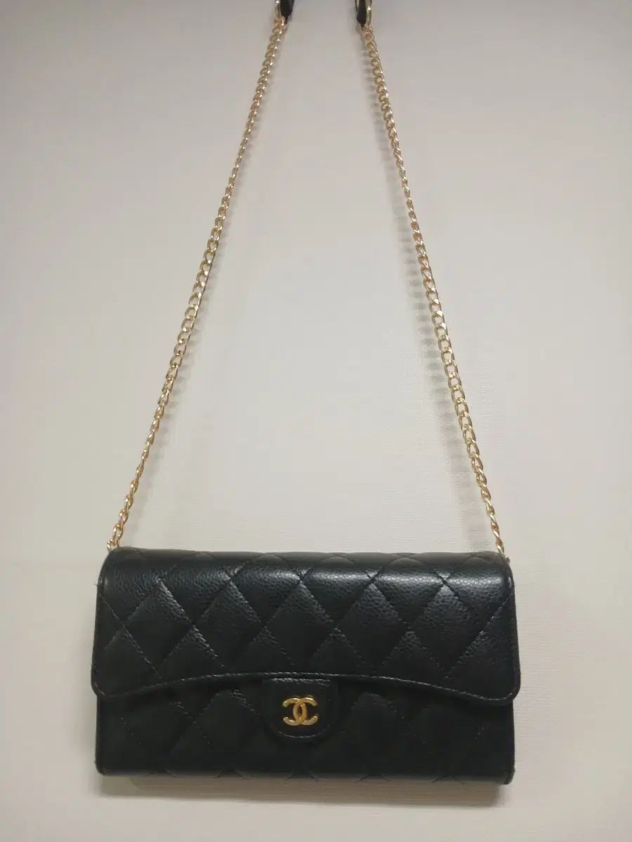  シャネル キャビア ラブ 長財布 検数完了 長財布 小物