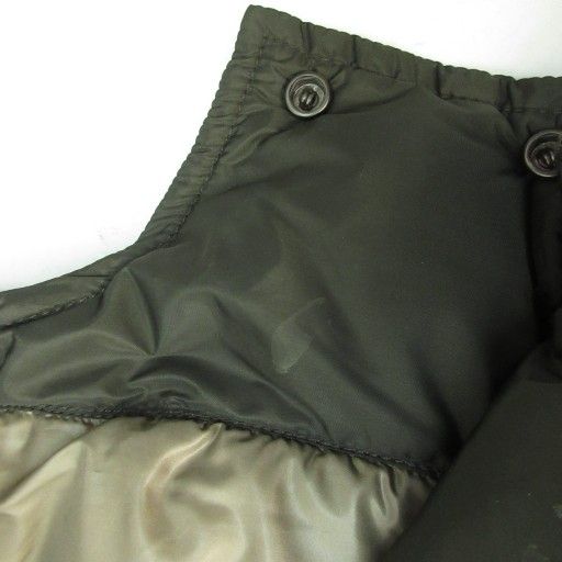 【中古】モンクレール MONCLER ALBAN アルバン ダウンジャケット コート トリコロール カーキ 2 約M モンクレール MONCLER ALBAN アルバン ダウンジャケット コート