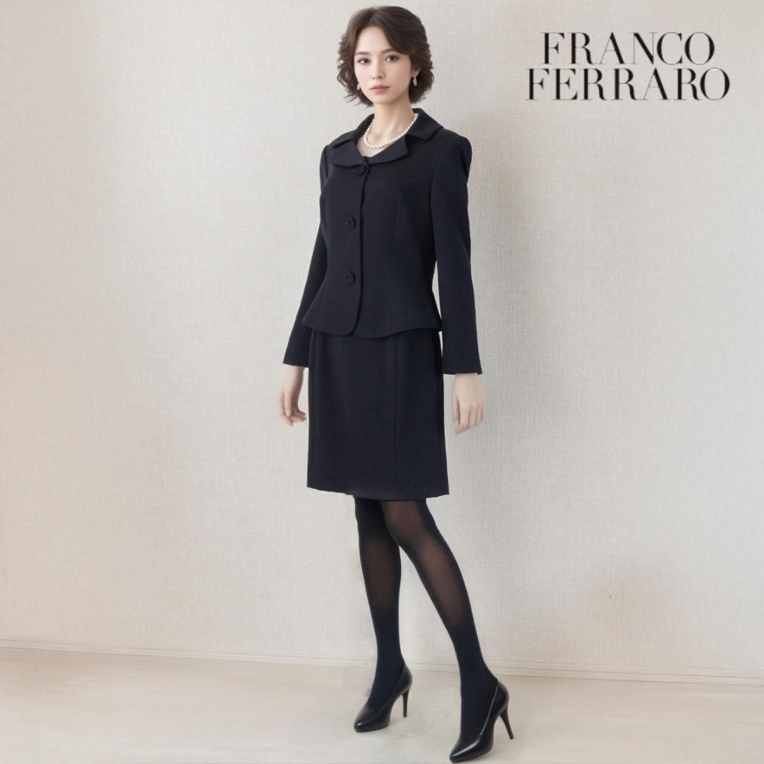 当日発送 フランコフェラーロ セレモニー 1 濃紺 お受験スーツ