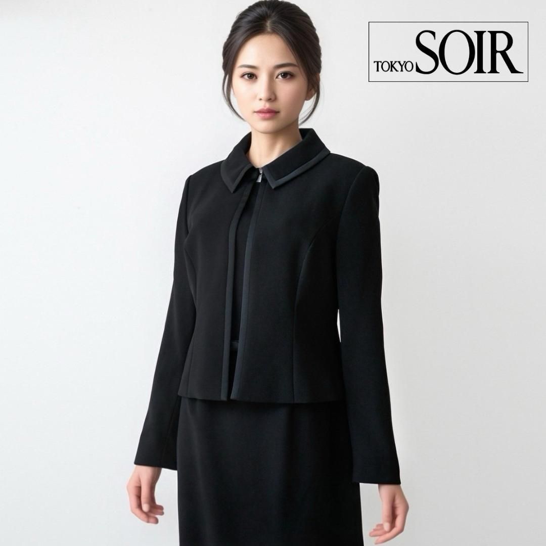 当日発送 東京ソワール ソワールべニール 礼服 9号 優しい印象
