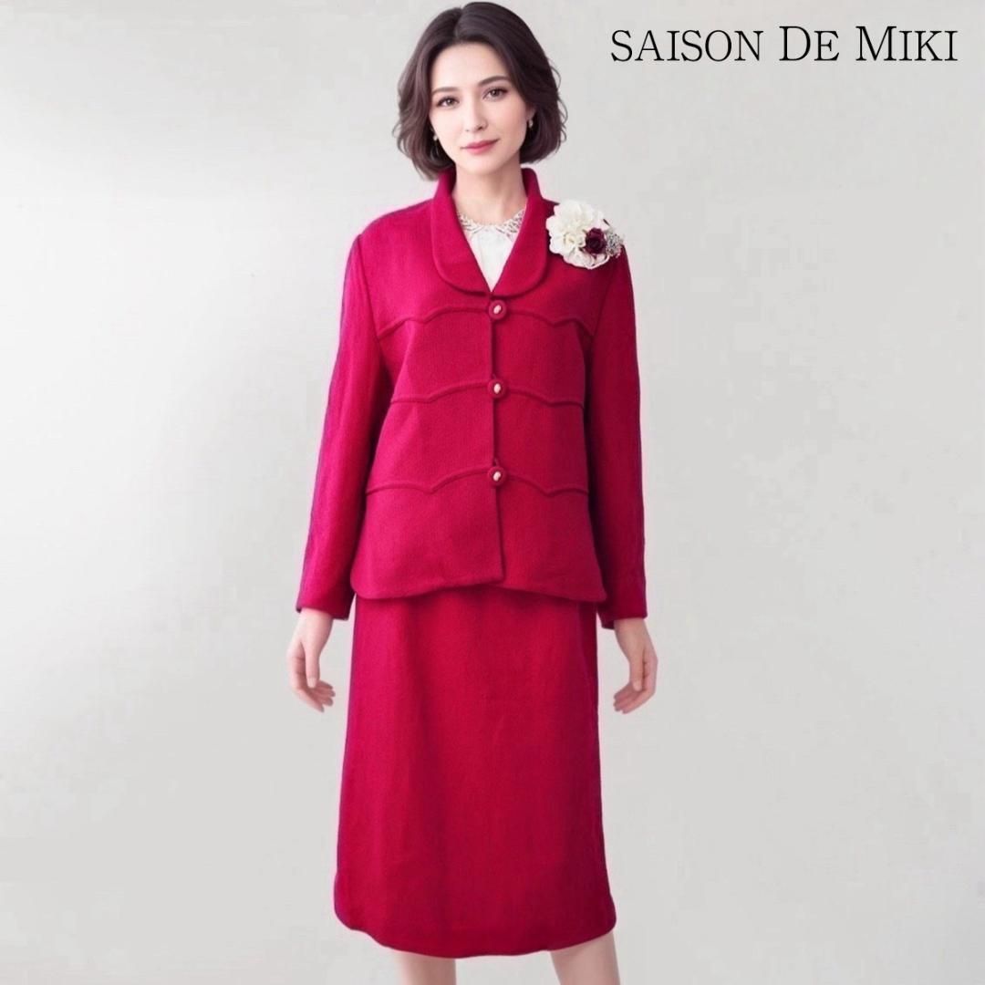 〇当日発送 セゾン ド ミキ セレモニー 11号 紅紫色 凛とした 感