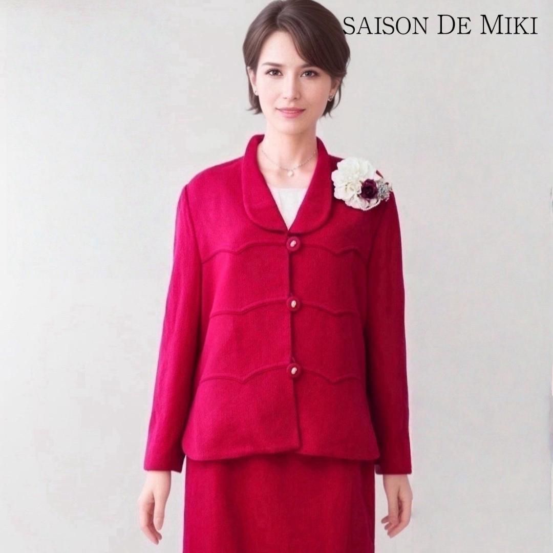 〇当日発送 セゾン ド ミキ セレモニー 11号 紅紫色 凛とした 感