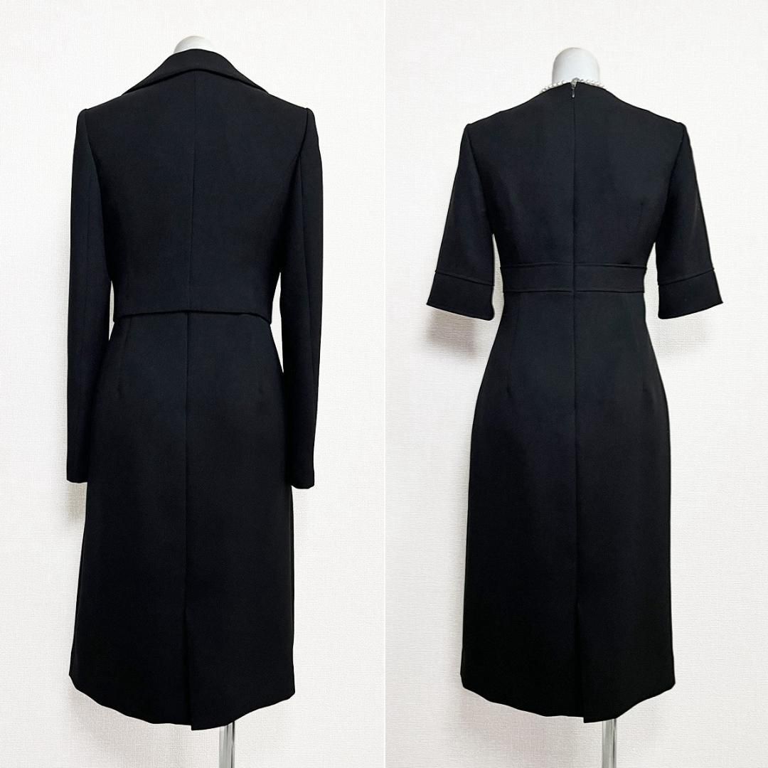 教育する 〇当日発送 クミキョク ノアール 礼服 S コサージュ付き 小顔効果