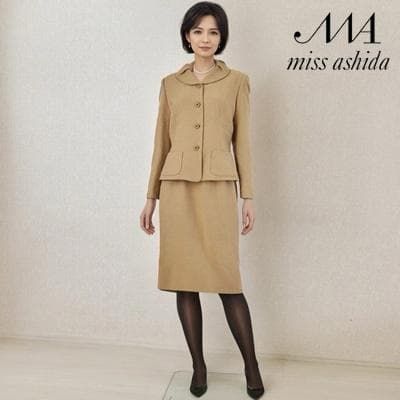 当日発送 ミスアシダ セレモニー ７号 ベージュ 上品な女性らしさ