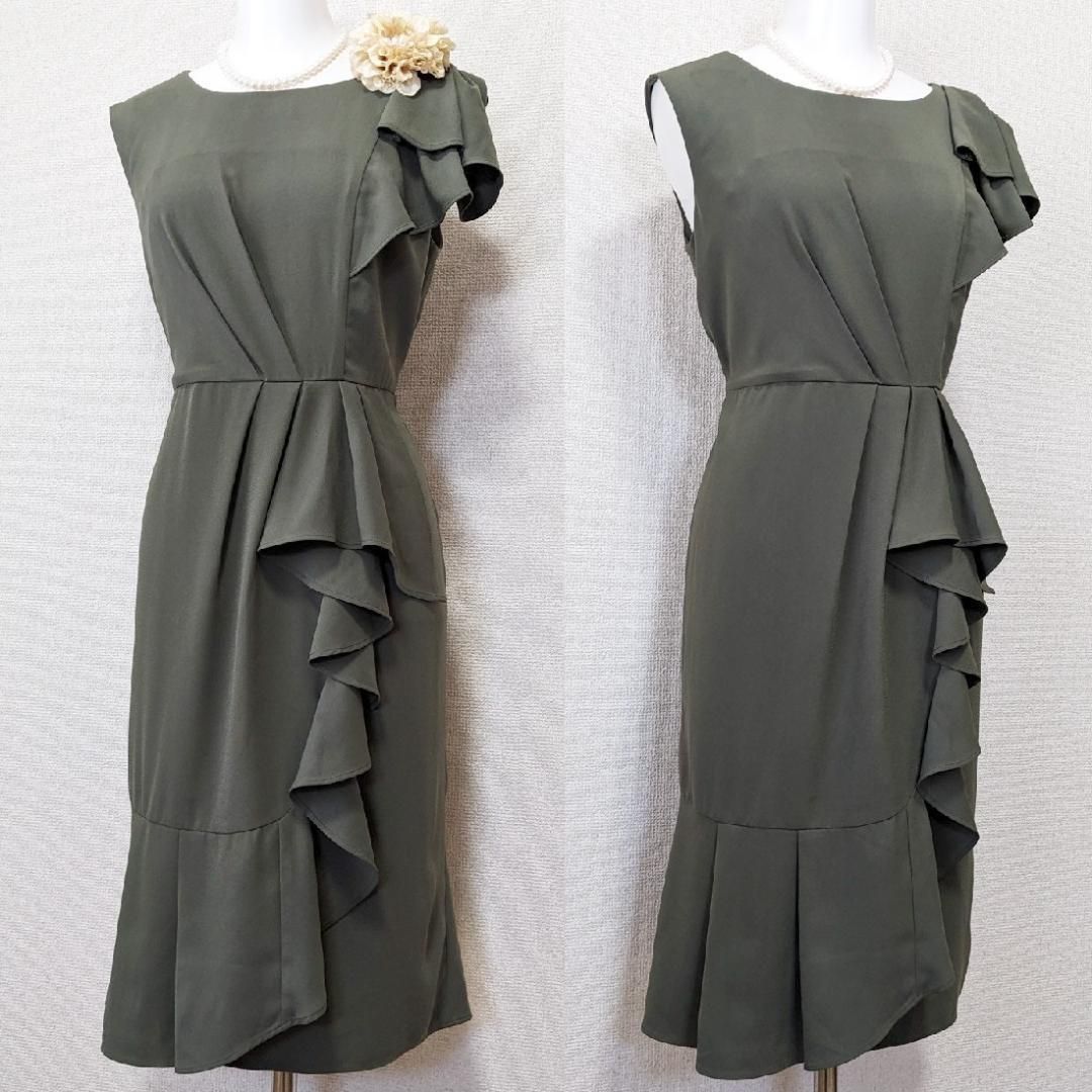 ♪【新品】エモーショナルドレッシーズ　 東京ソワール　ワンピース　白系 ♪【新品】エモーショナルドレッシーズ 東京ソワール ワンピース 白系