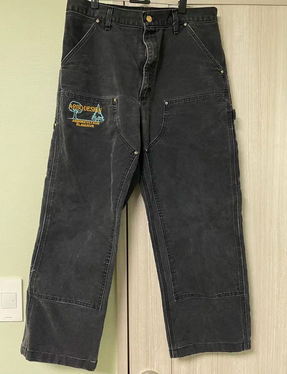 カーハート ダブルニー パンツ 34x34