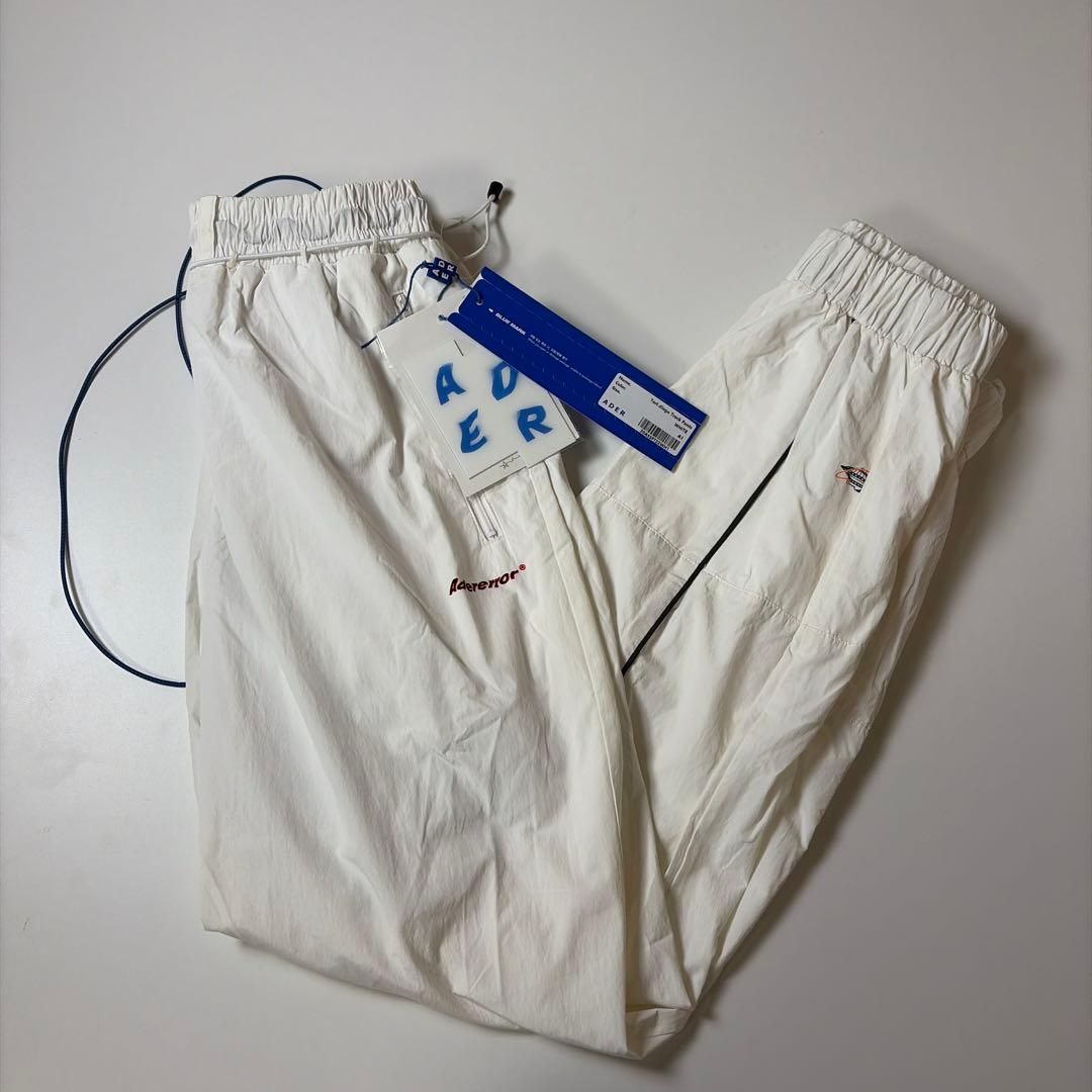 ADER error アーダーエラー ナイロン トラックパンツ ホワイト A1