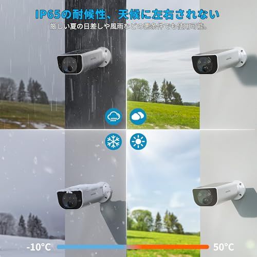 センサーライト搭載 IP65防水防塵