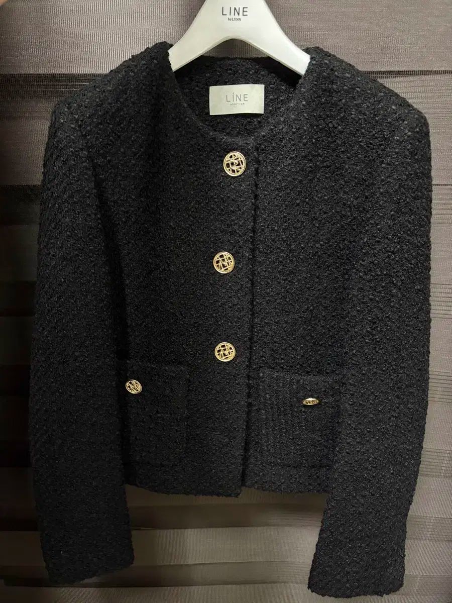 ラインエディション ツイード ジャケット