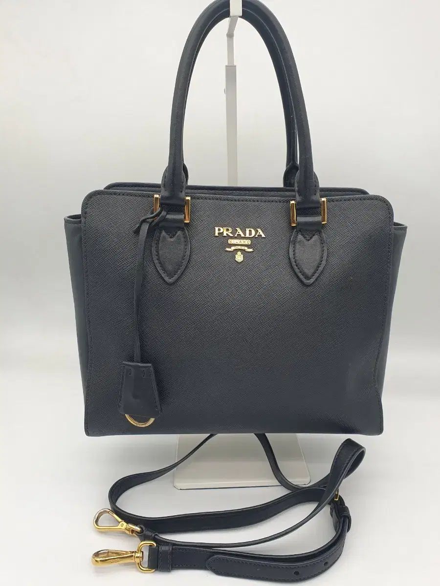 PRADA プラダ サフィアーノ トゥー ショルダートートバッグ