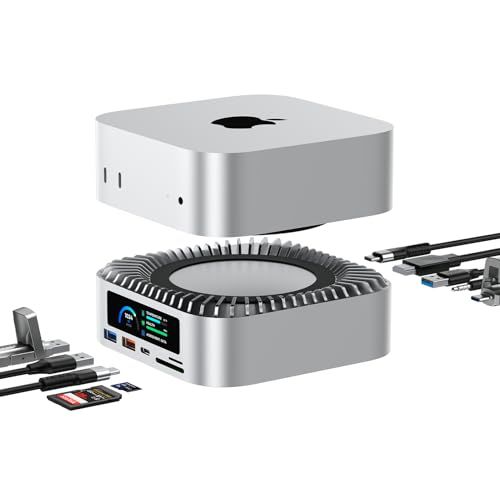 新モデル Mac Mini M4 対応ハブ 高精細UI RayCue USB-Cハブ 10-in-1 -NVMe SSD拡張機能搭載 HDMI 4K 60Hz USB-Cデータポート Micro SDカードスロット USB-A 10 5Gbps p