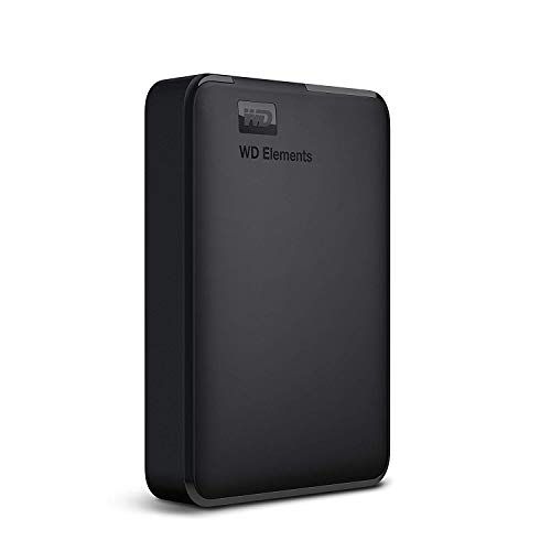 ウエスタンデジタル Western Digital WD ポータブルHDD 5TB USB3.0 ブラック WD Elements Portable 外付けハードディスク メーカー2年保証 WDBU6Y0050BBK-WESN 正規代理店品p