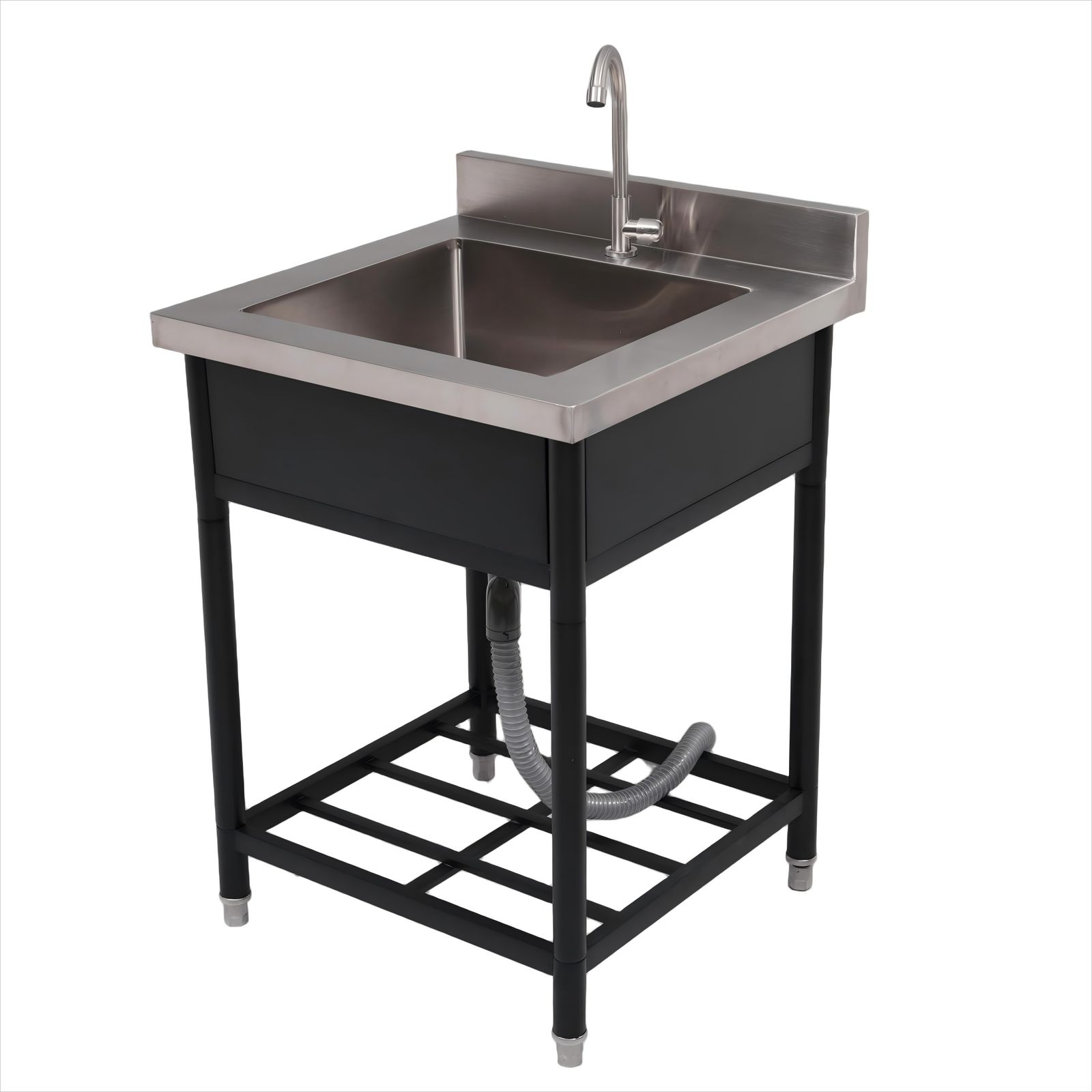 流し台 屋外 ステンレス 水栓付 蛇口付き シンク アウトドア 幅広 水栓