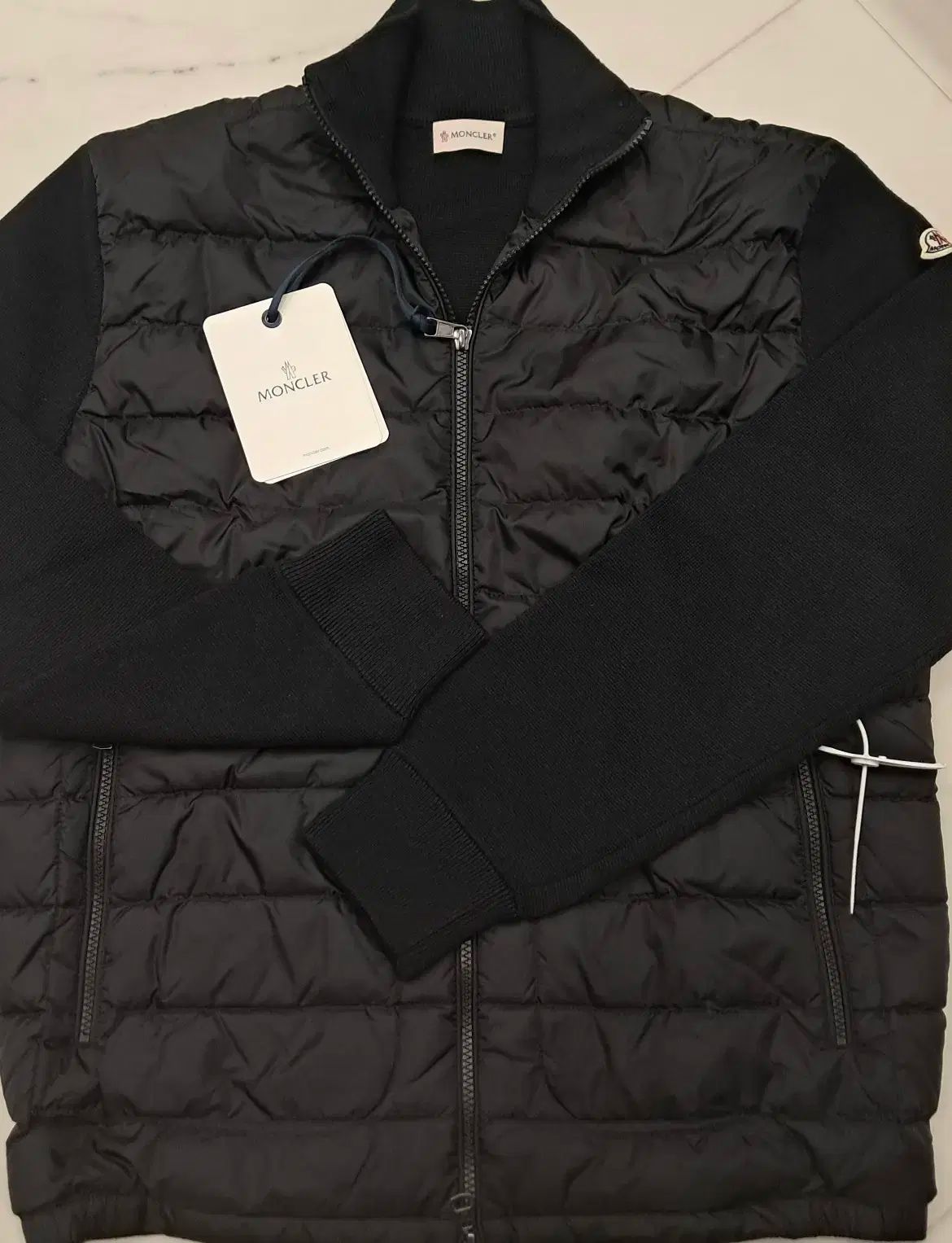 モンクレール メンズ ニットダウン ブラック XL