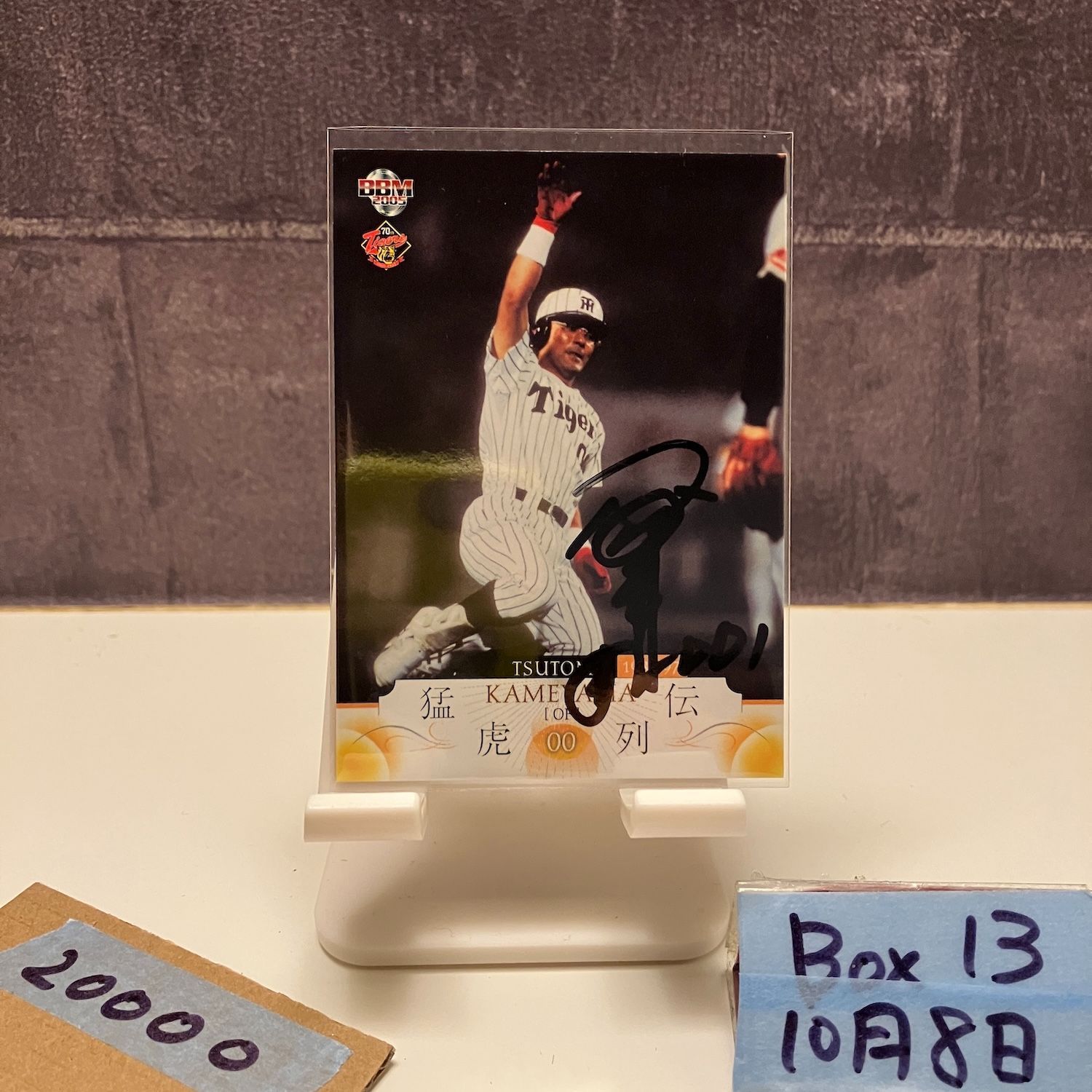 2005 BBM 池田哲夫 43/73 直筆サインカード 阪神タイガース 70th