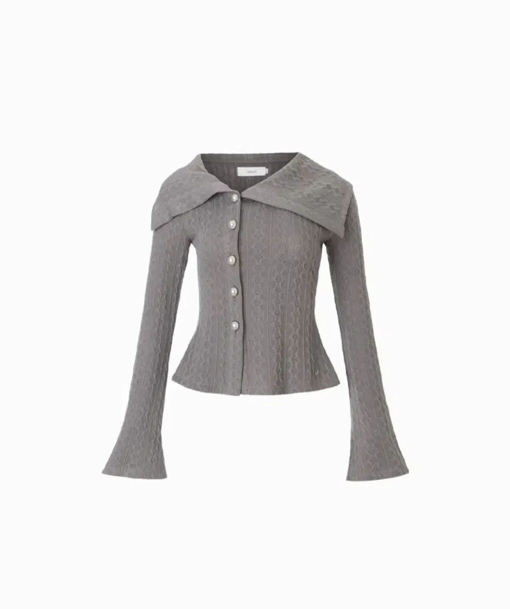 GRACE U Aaron knit top アロンニットトップス グレー s