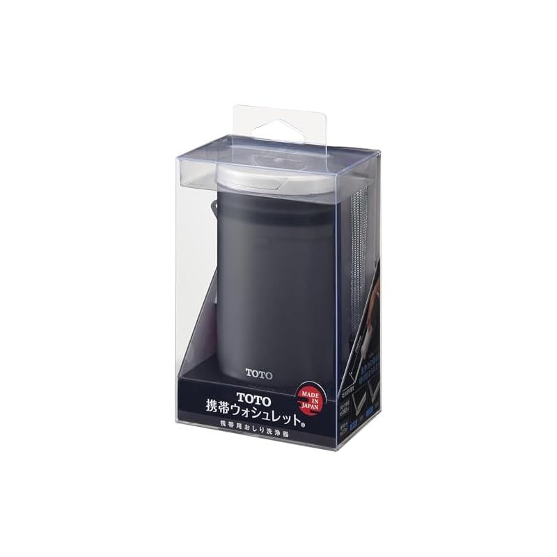 TOTO いつでもどこでも携帯できる 携帯ウォシュレット グレー YEW4W3